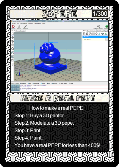 Rare Pepe: THREEDPEPE