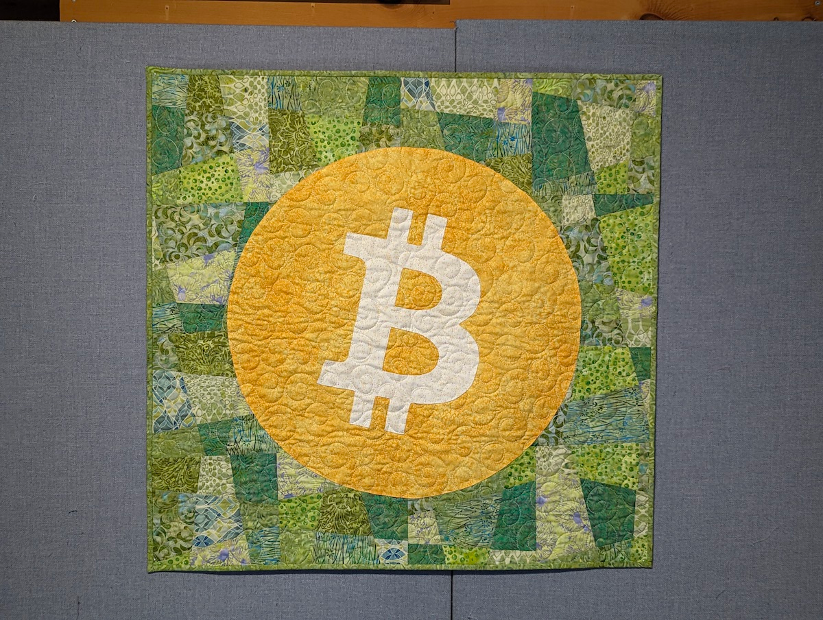 Quilt: Bitcoin Enclosed by Greed