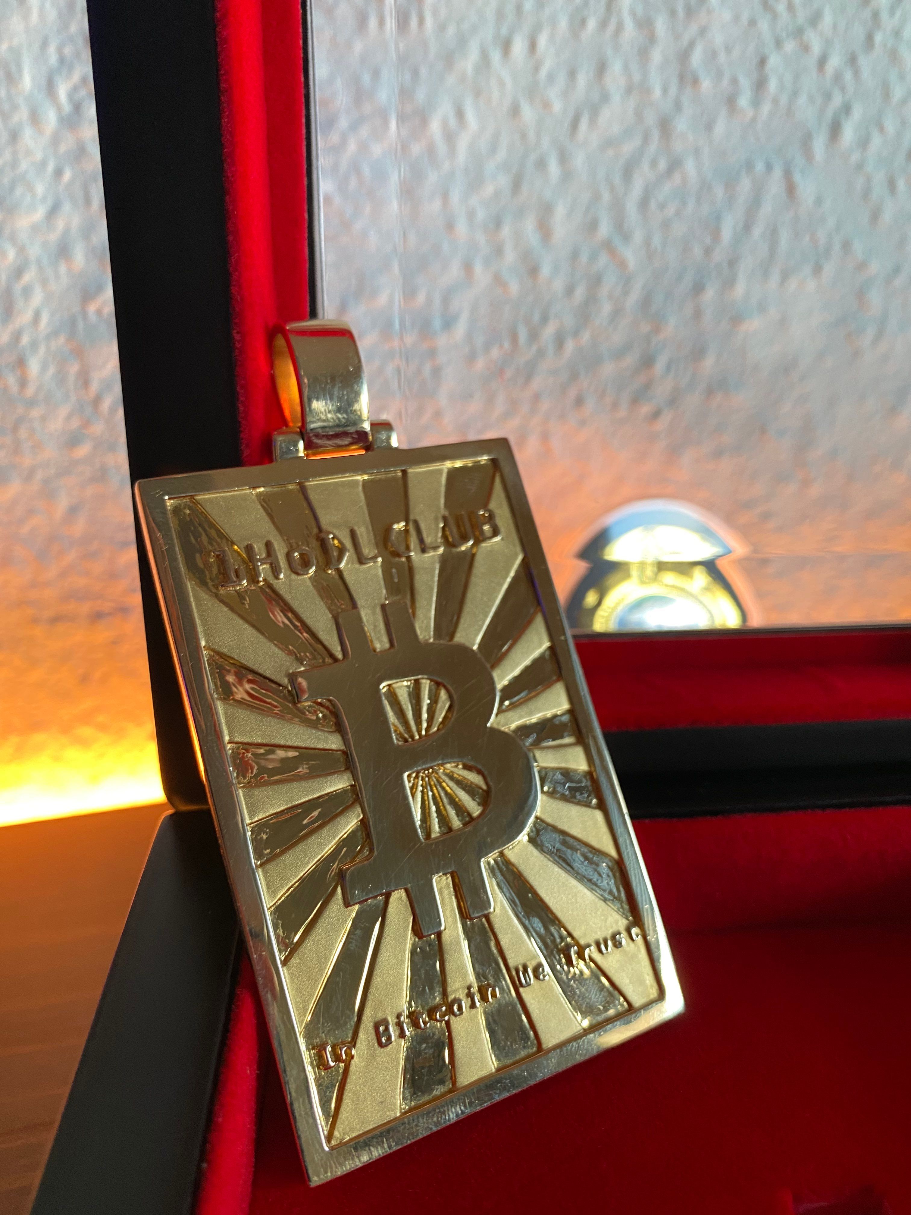 1HoDLCLUB Bitcoin 14k Gold Pendant [1/1 Prototype]