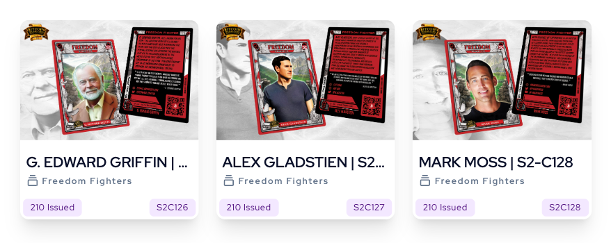 Freedom Fighters (##/210) Break #10