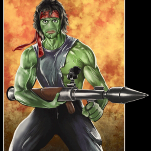 Rare Pepe: RAMBOPEPE