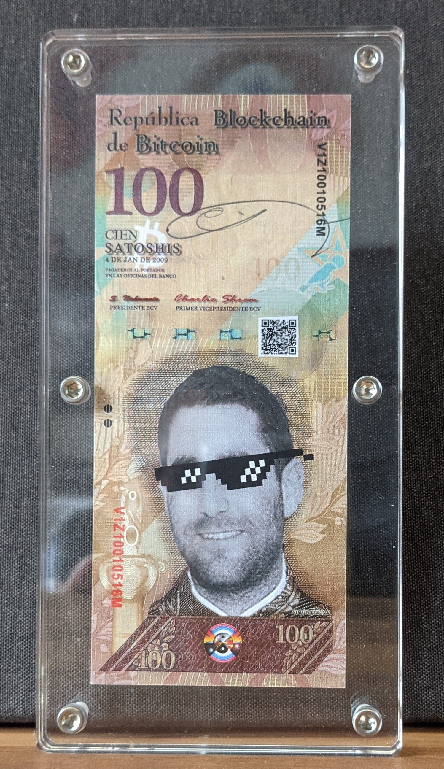 Charlie Shrem Venezuelan Banknote