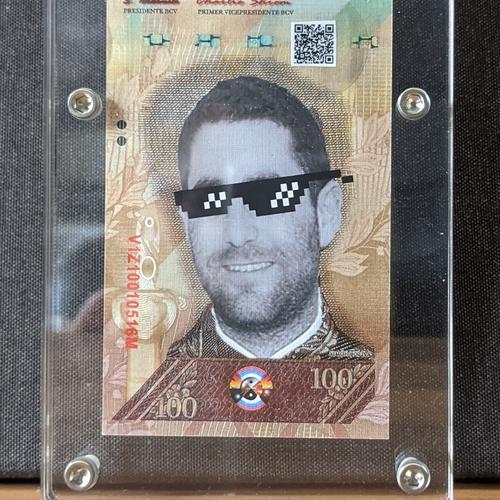 Charlie Shrem Venezuelan Banknote