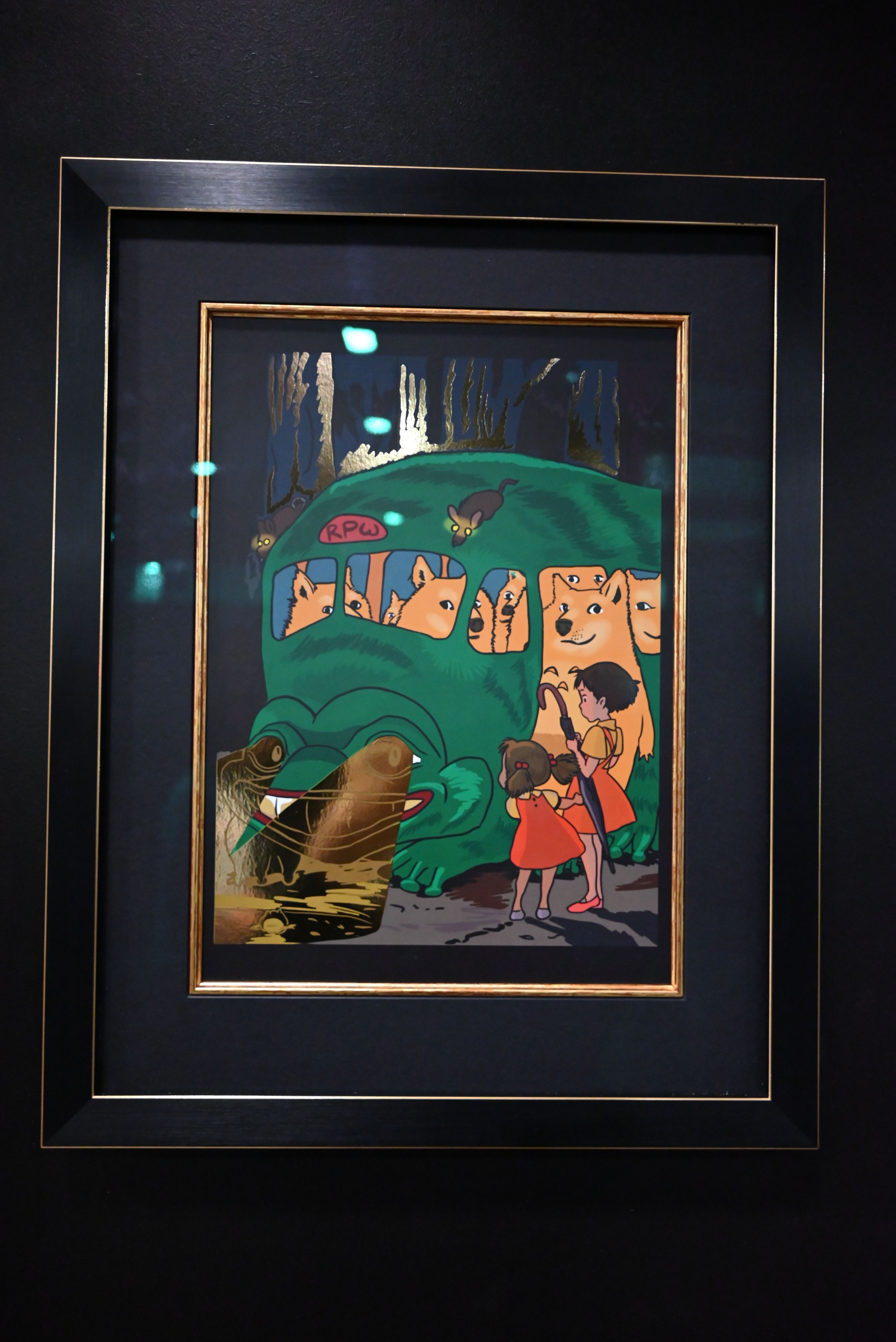 FROGBUS Framed Foil Print