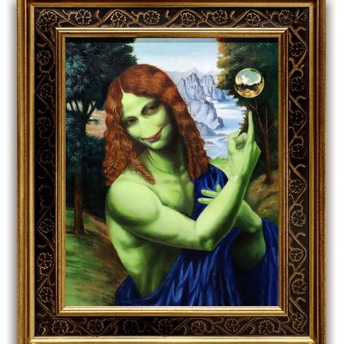 CHAOSMUNDI Framed Painting & Token