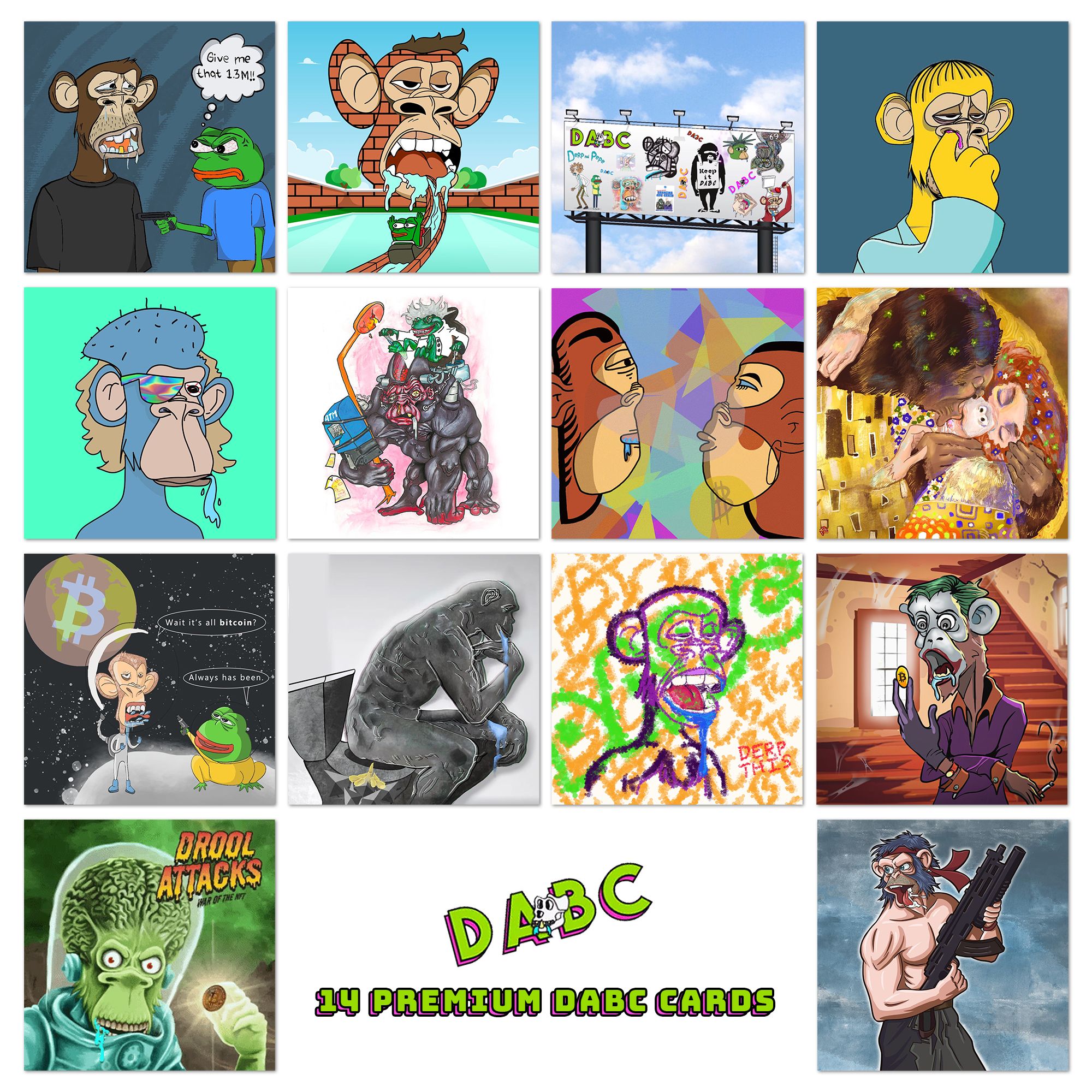 Drooling Ape Bus Club MEGA Bear Market FODL