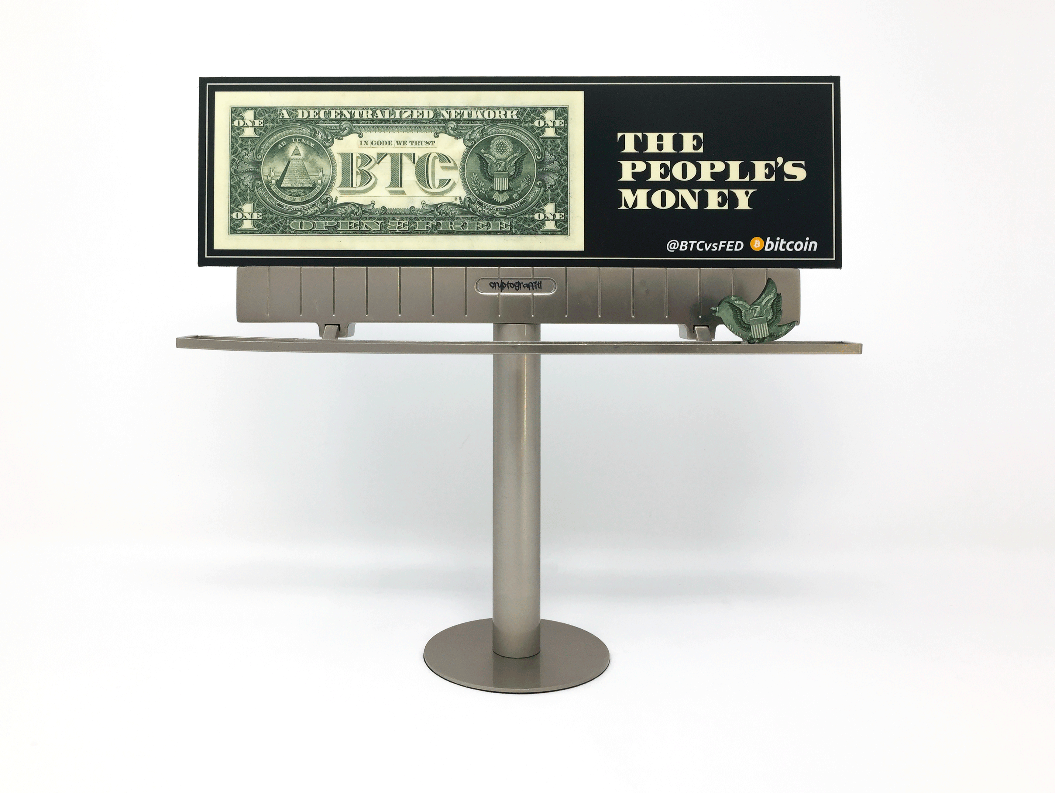@BTCvsFED mini billboards: THE PEOPLE’S MONEY - St. Louis, MO