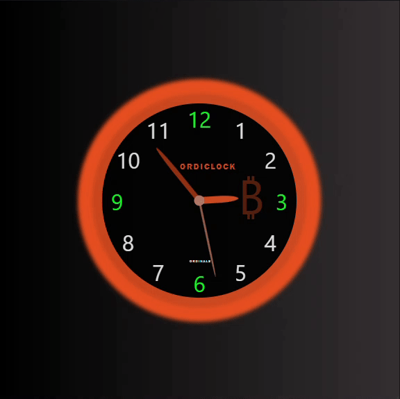 #35392637 | Ordiclock - The clock that runs forever on bitcoin