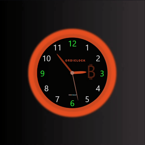 #35392637 | Ordiclock - The clock that runs forever on bitcoin
