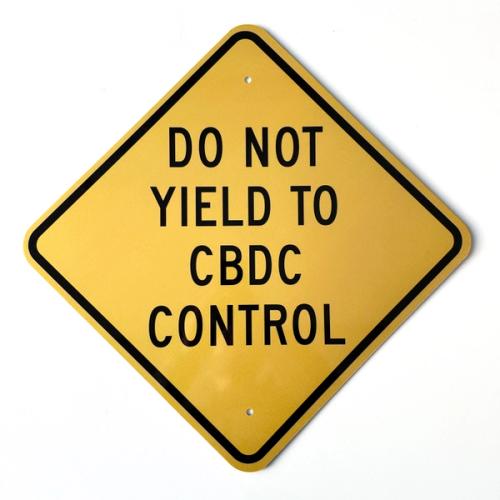 @NoCBDC YIELD SIGN