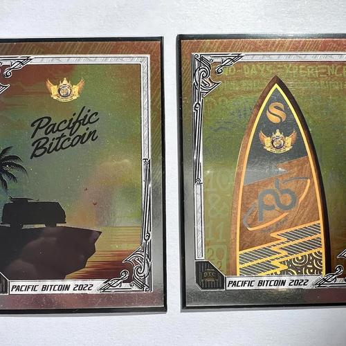 Set of Pacific Bitcoin 2022 Cards (#/999)