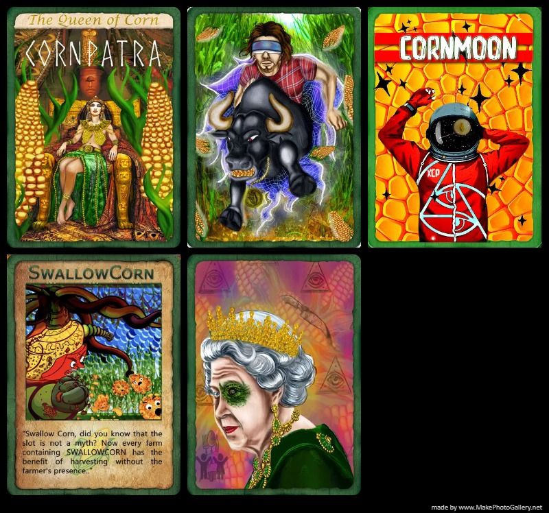 A lot of corn is coming, it's your lucky day