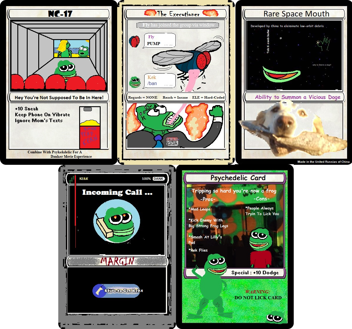 Full set of Rare Pepes from CAM