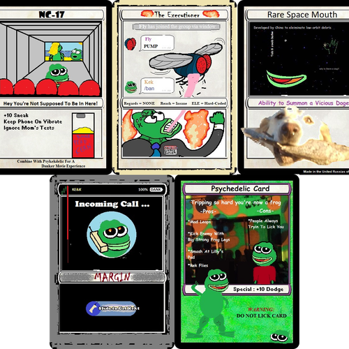 Full set of Rare Pepes from CAM