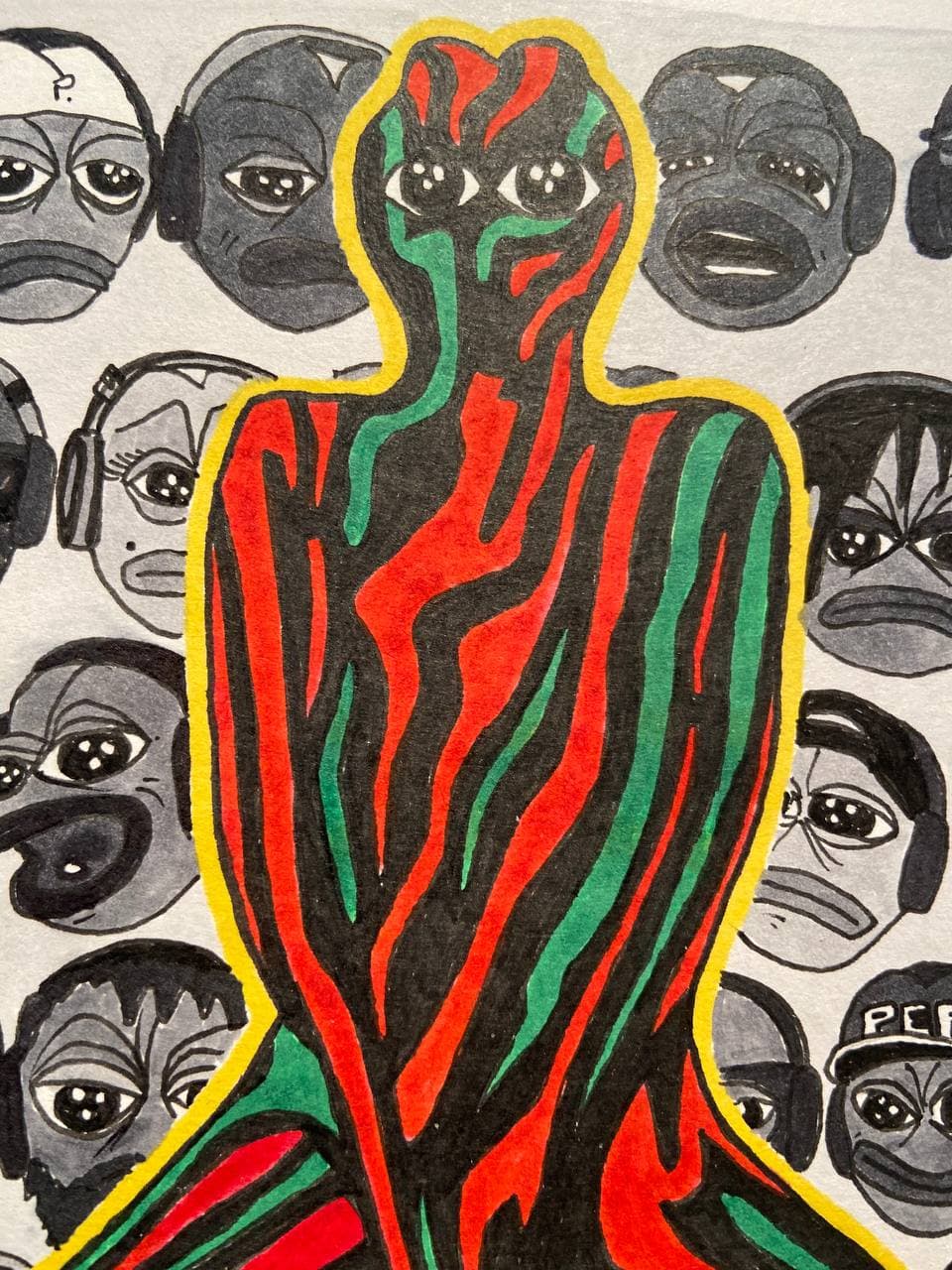 PEPEMARAUDER with Original Drawing (NAPALMPEPE bonus unlocked)