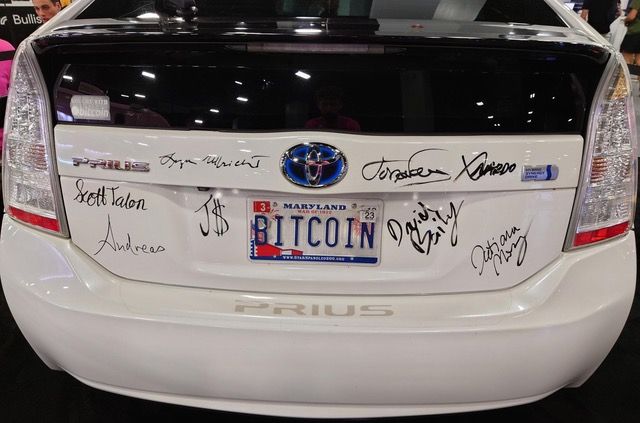 Auction for the First Bitcoin Car