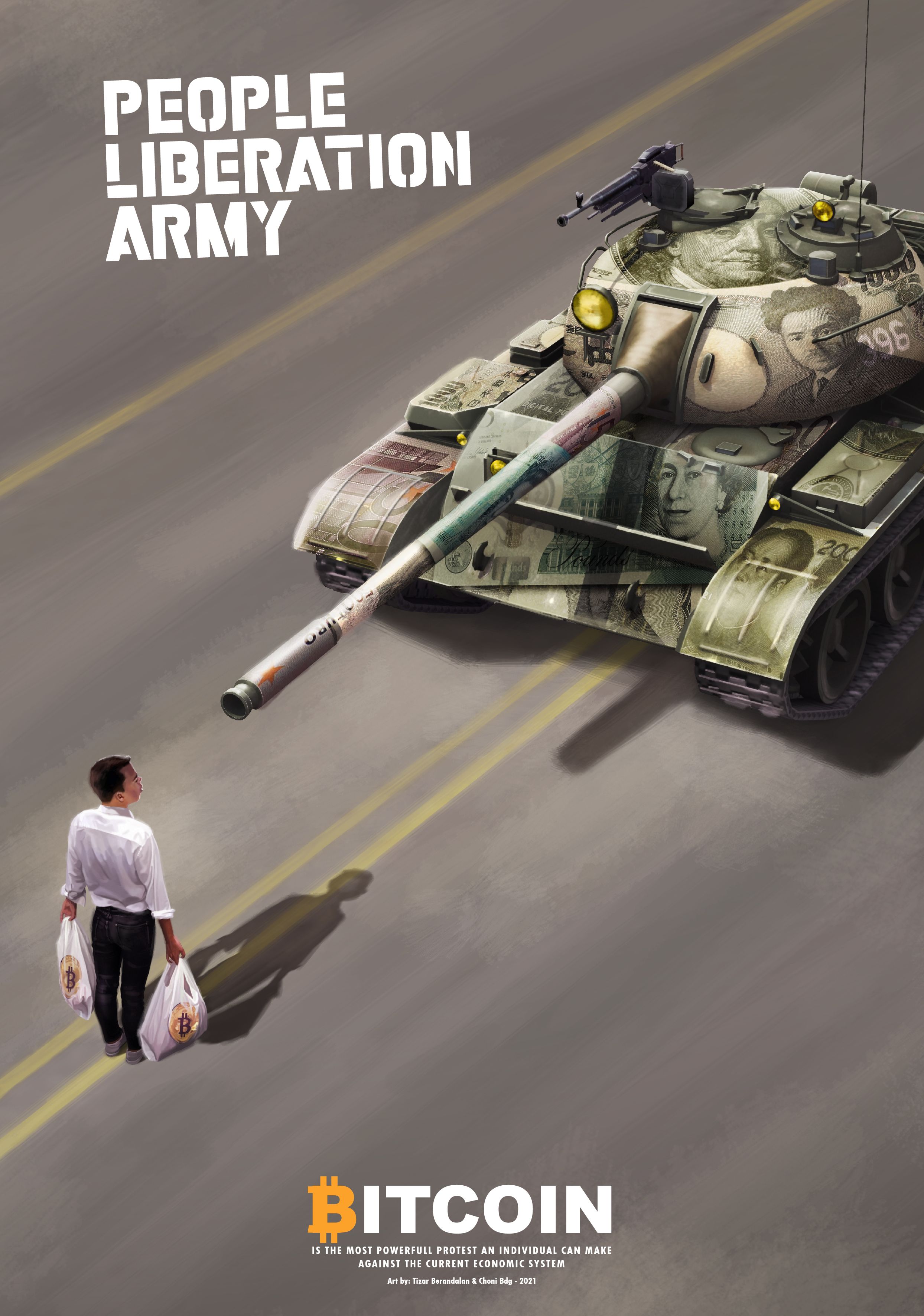 Bitcoin is The People’s Liberation Army Print