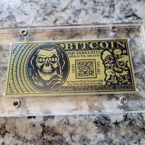 Squirrelbits Hold Til Death Slab #13/21