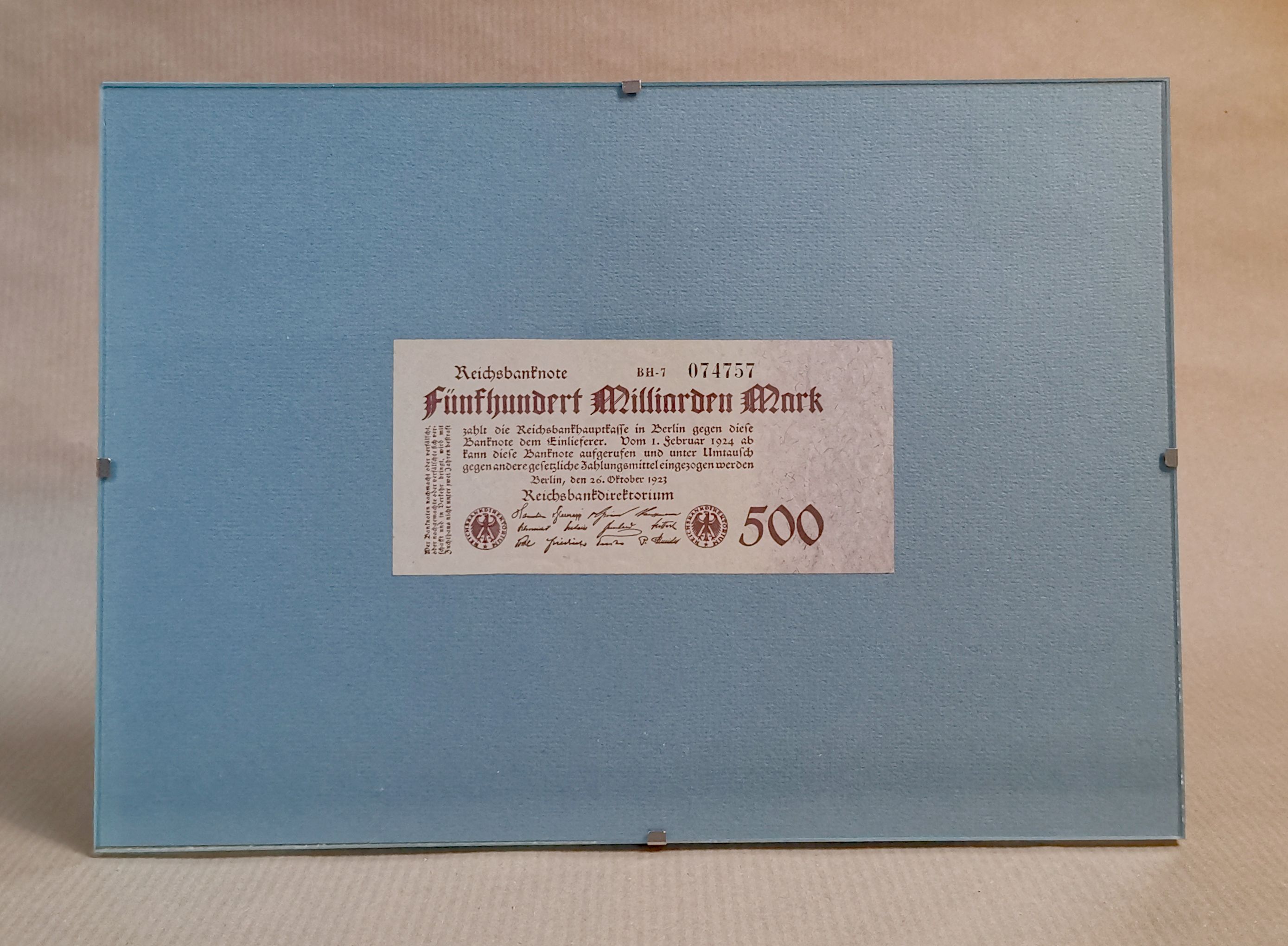 Half Trillion Reichsmarks