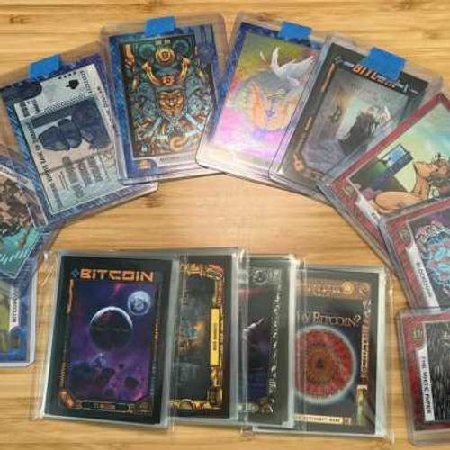 Bitcoin Trading Cards Series 1 Set of Common, Rare & UltraRare cards