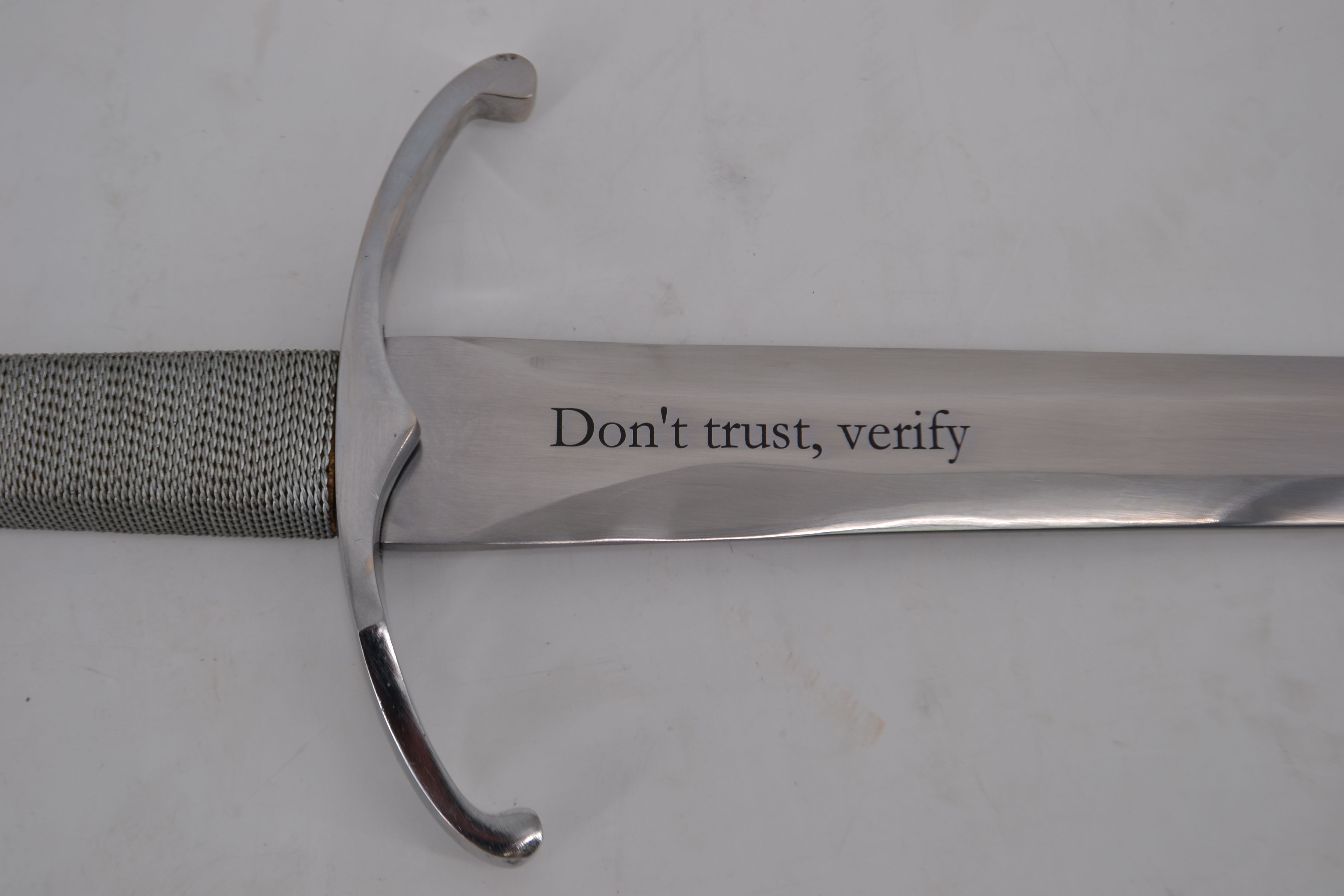 The Bitcoin Sword: Don’t trust, verify