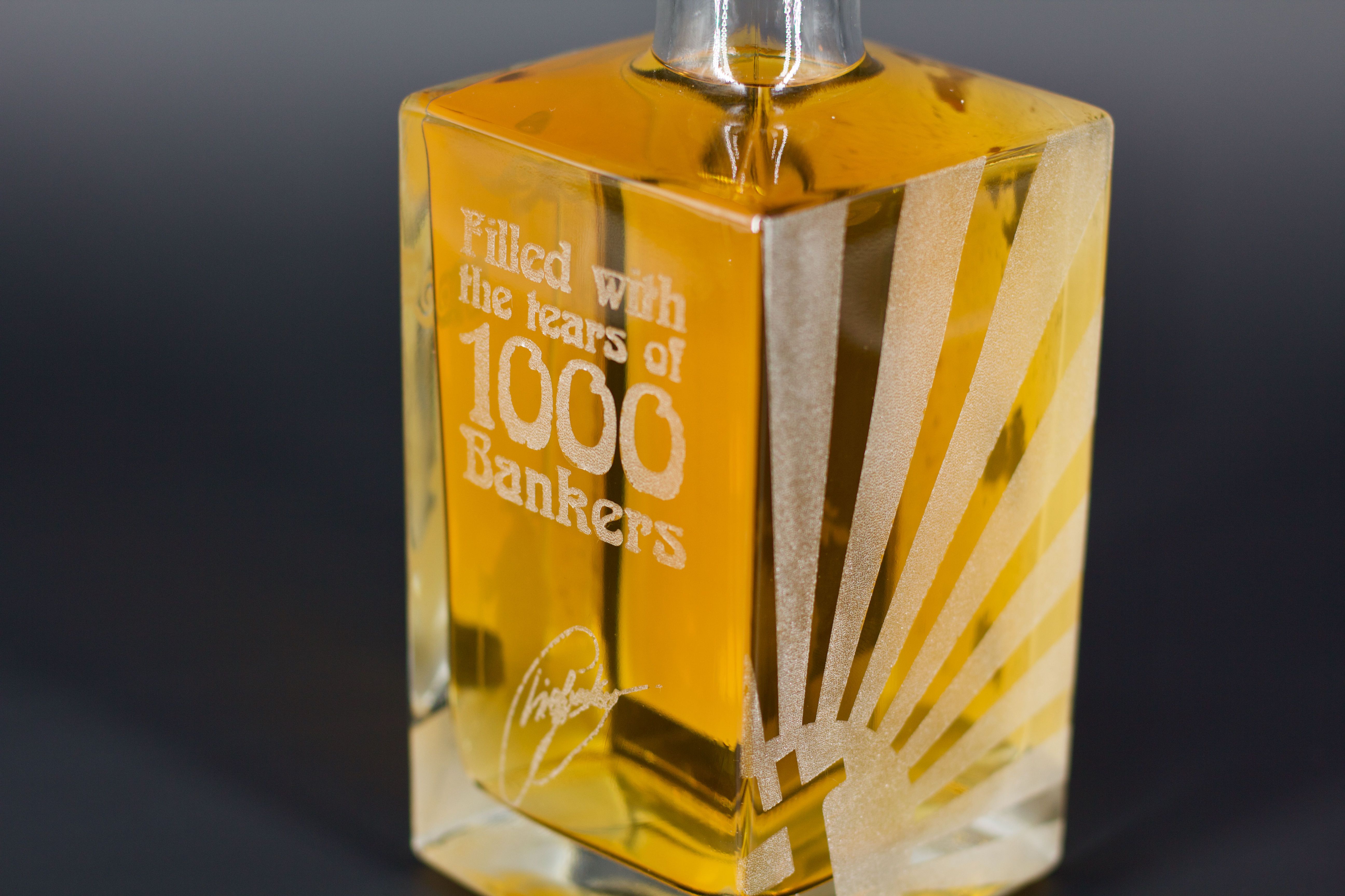 Chiefmonkey limited edition Genesis Block whisky