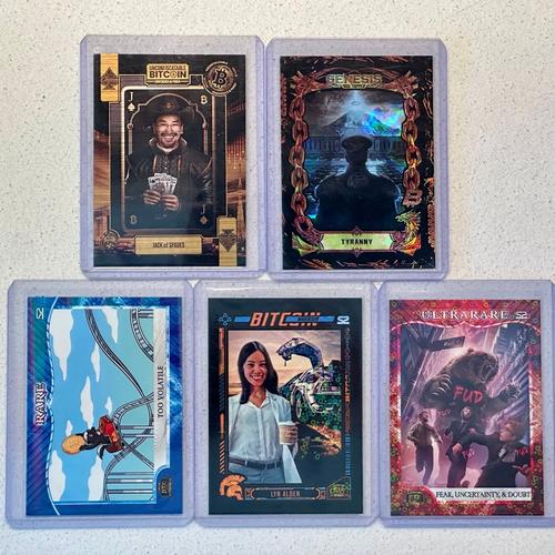 5 Card Lot - Boxtopper, Unconf23 x1, S2 Warriors x1, S2 Ultra Rare x1, S2 Blue x1