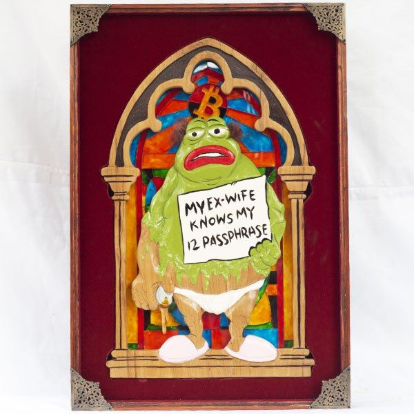 PEPEXWIFE ON WOOD