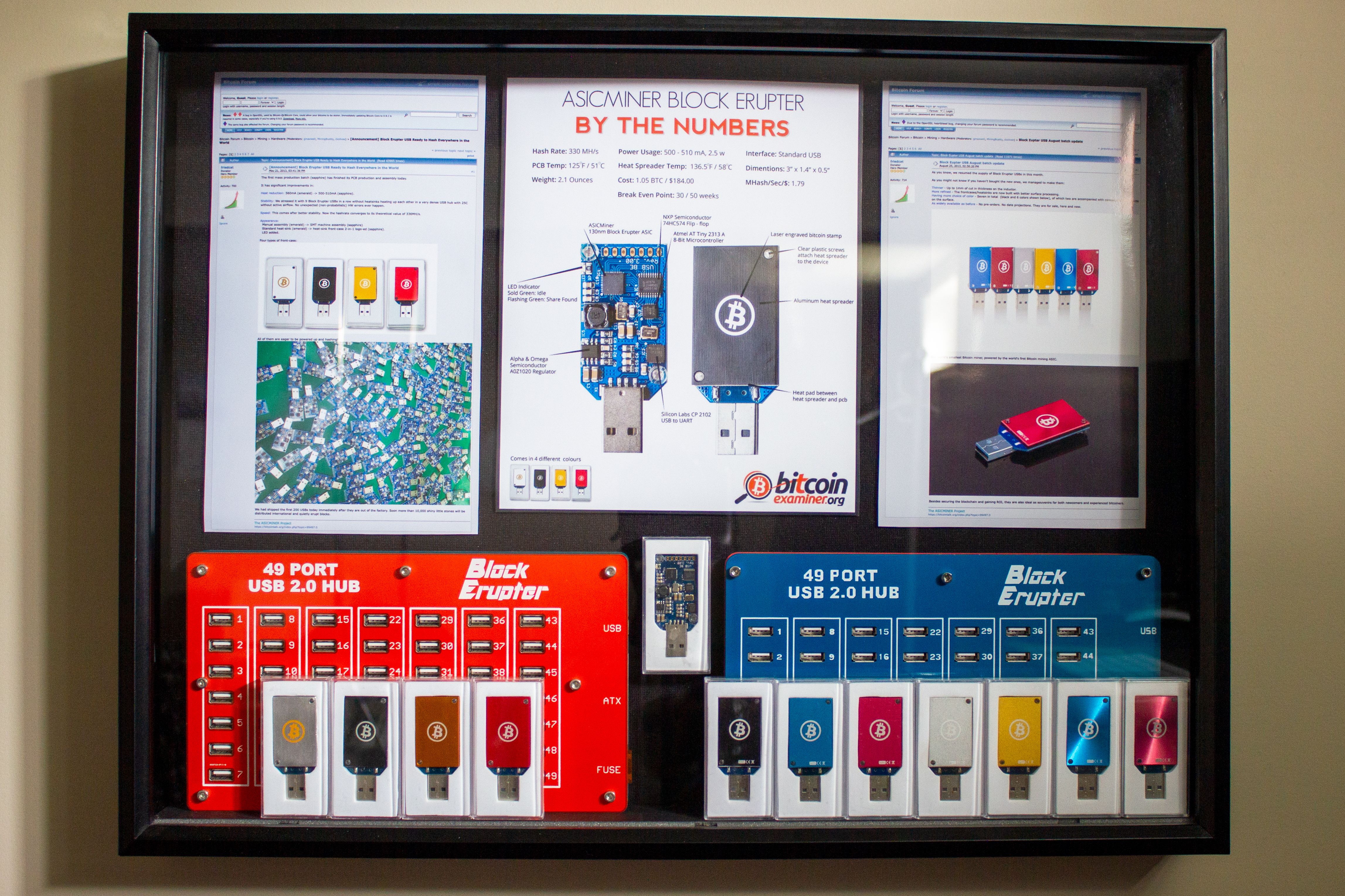 ASICMiner Block Erupter USB Sapphire Complete Collection