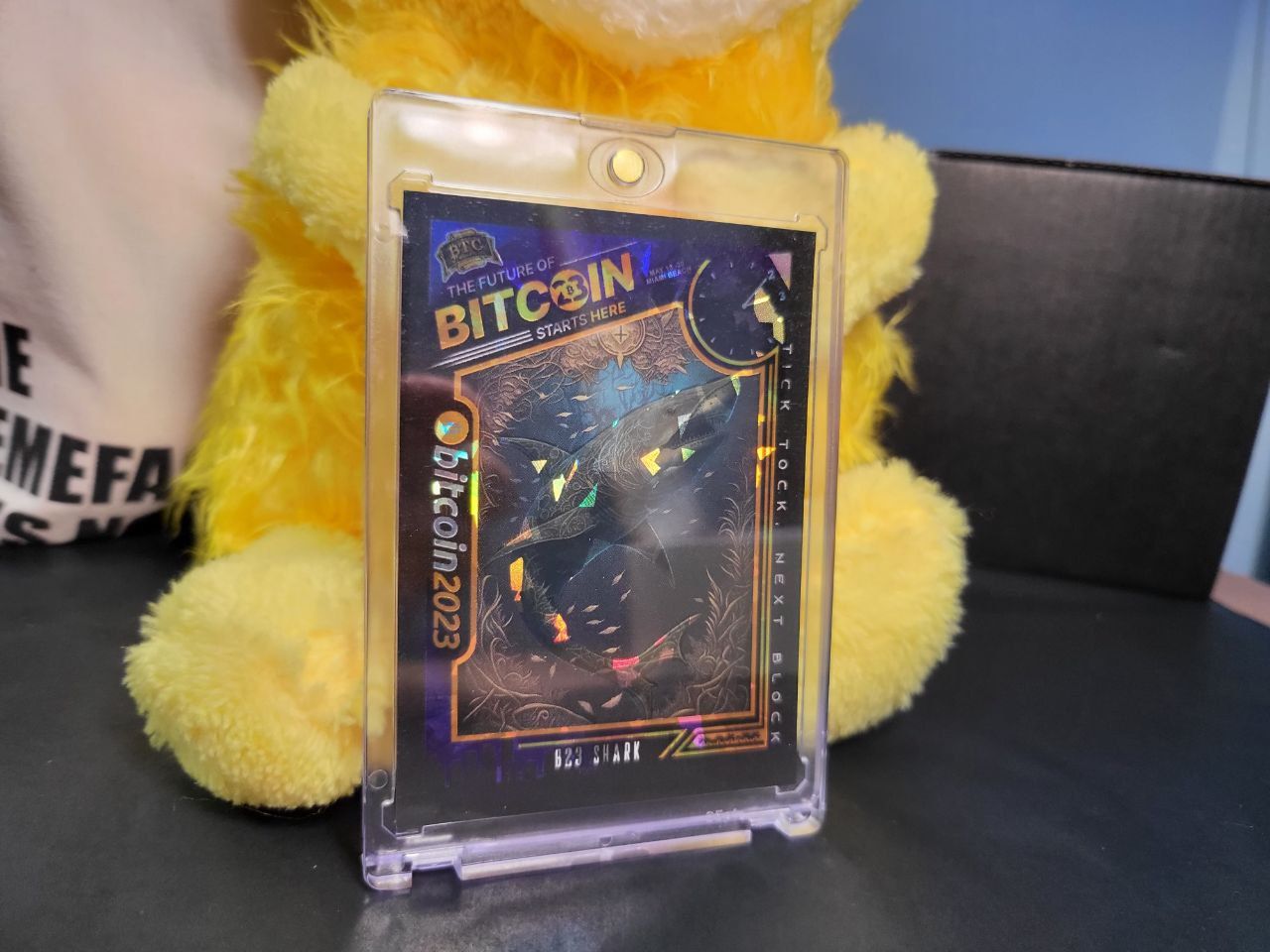 B23C4 Shark #6/100 + Yellow Plushie Limited Edition #/250