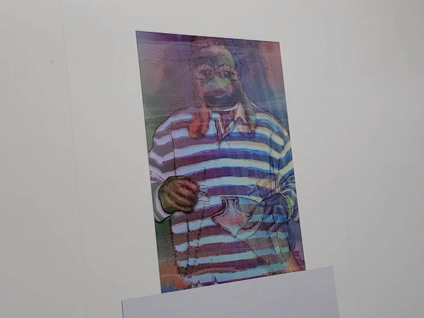 FAKEGHOST A0 lenticular prints