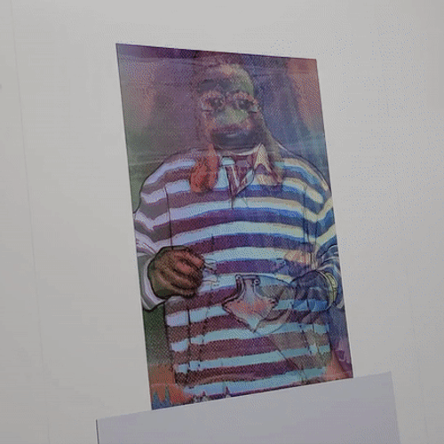 FAKEGHOST A0 lenticular prints