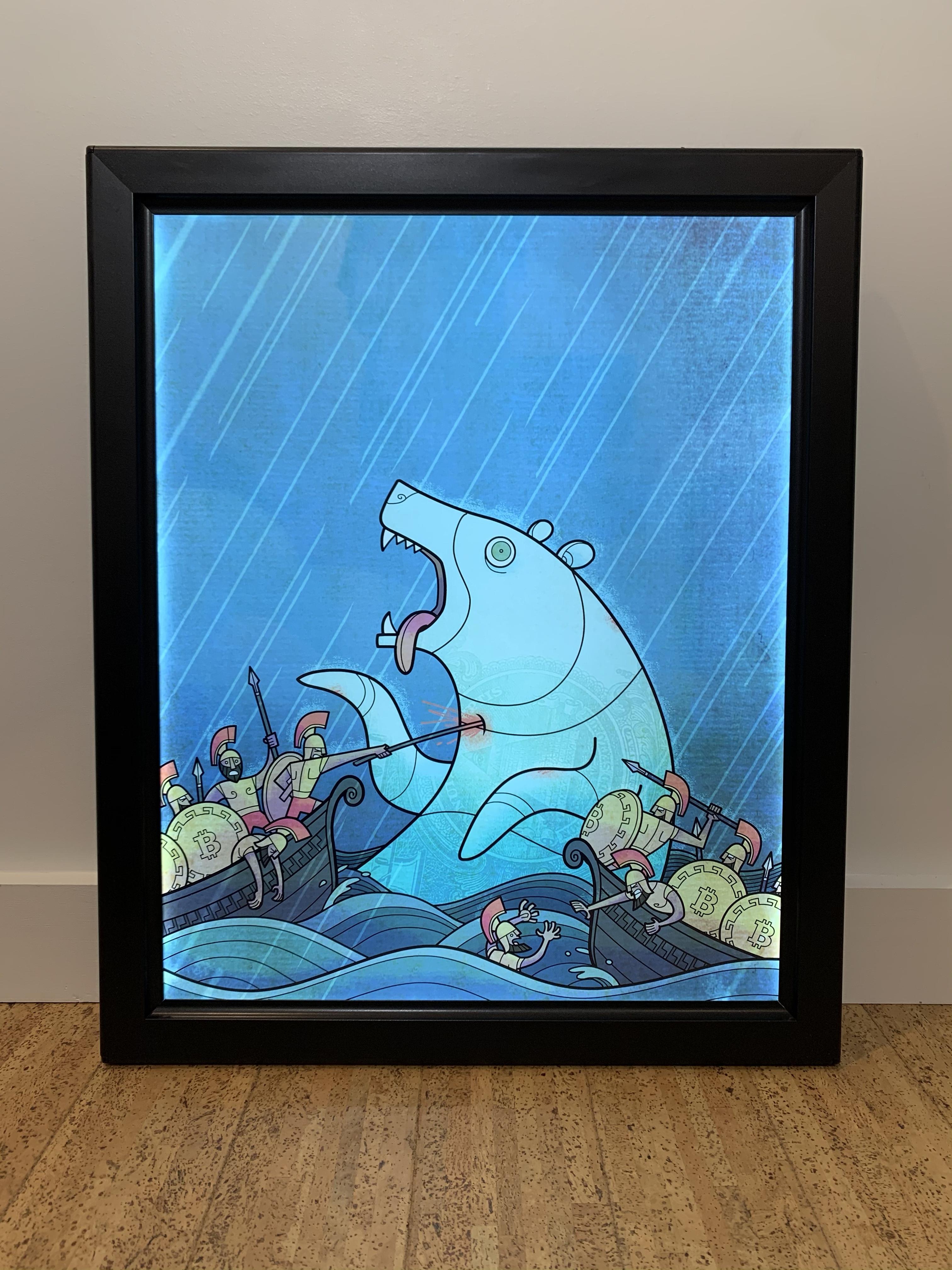 Bitcoin Bearwhale Backlit Edition