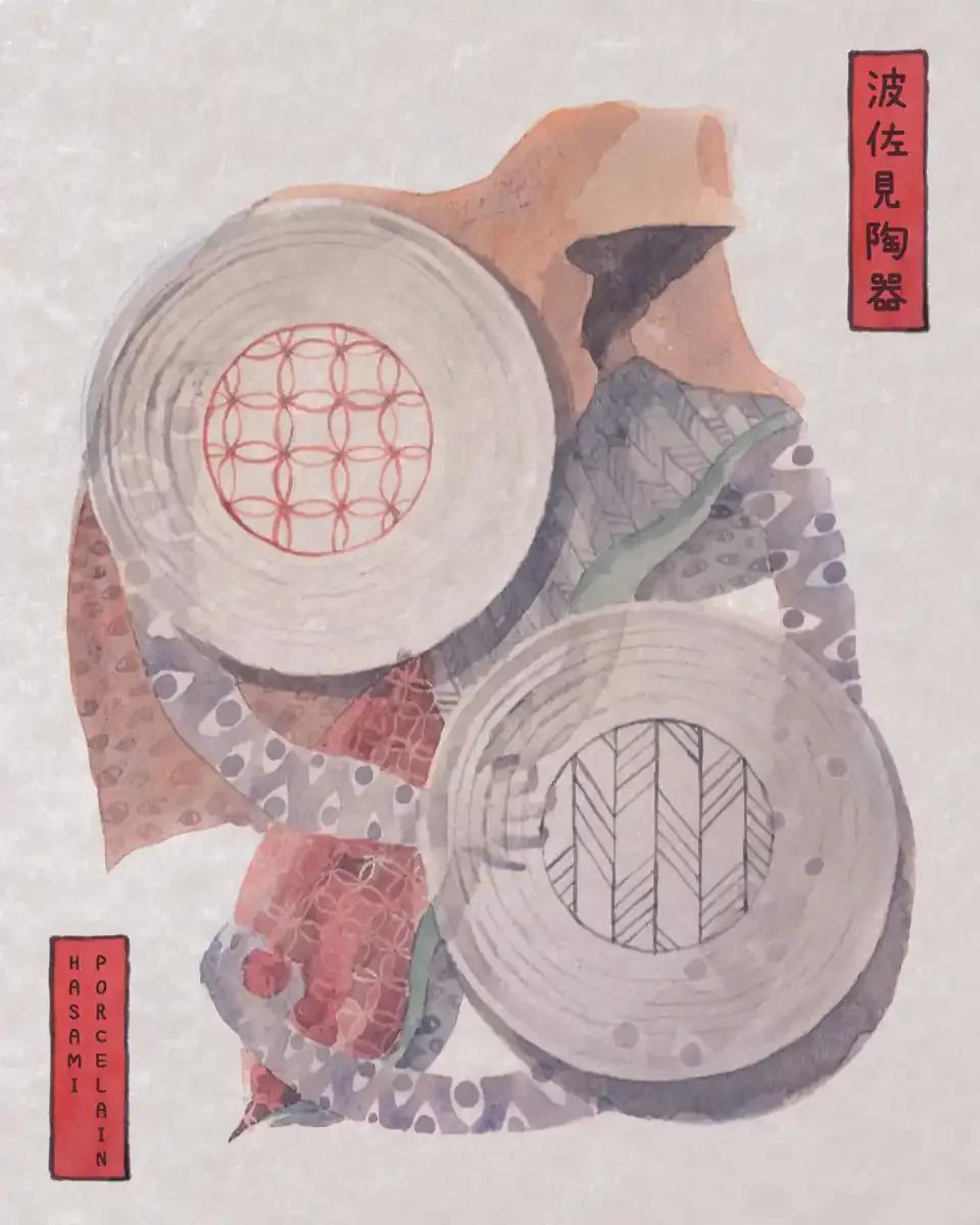 #128800 | Japanese Porcelain - Hasami