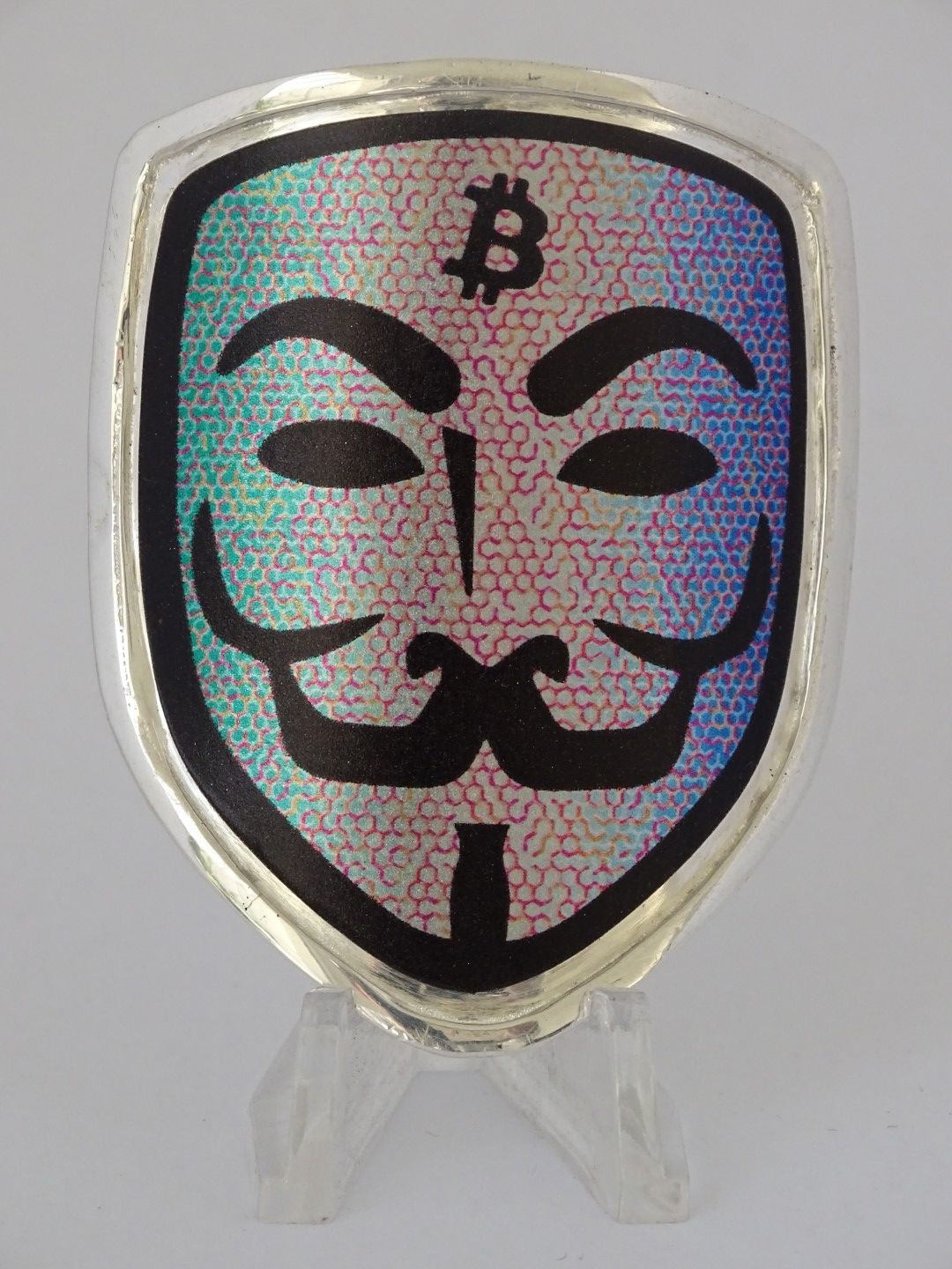 Silver Satoshi Mood Mask AP#3