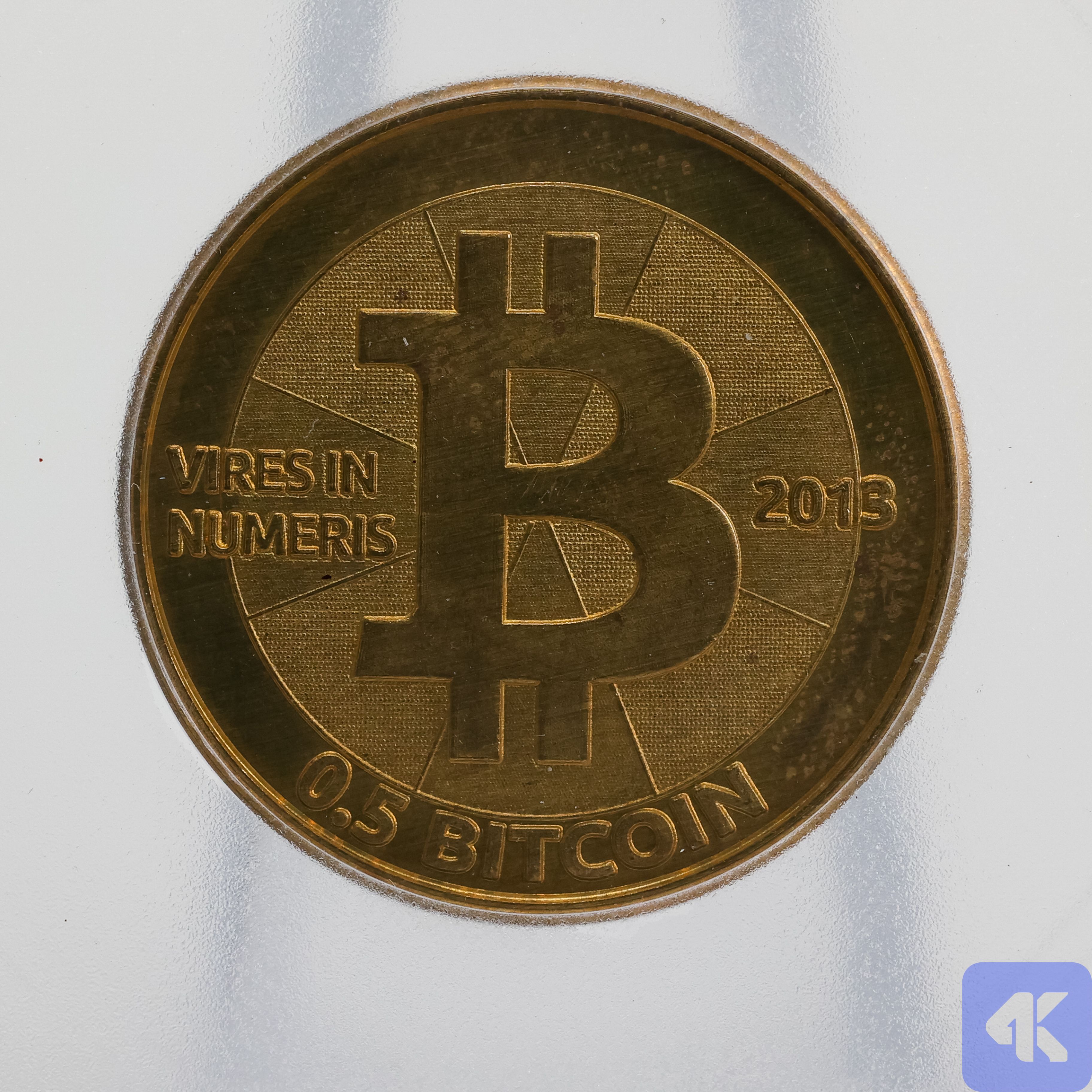 Casascius 0.5 BTC, Loaded, ICG-graded MS64