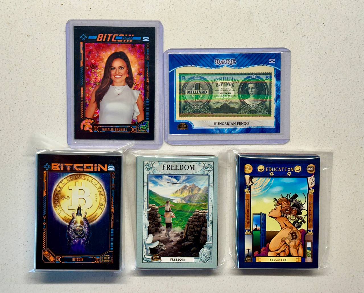 S2 Common Set + Natalie Brunell (/500) + Hungarian Pengo (/1000)