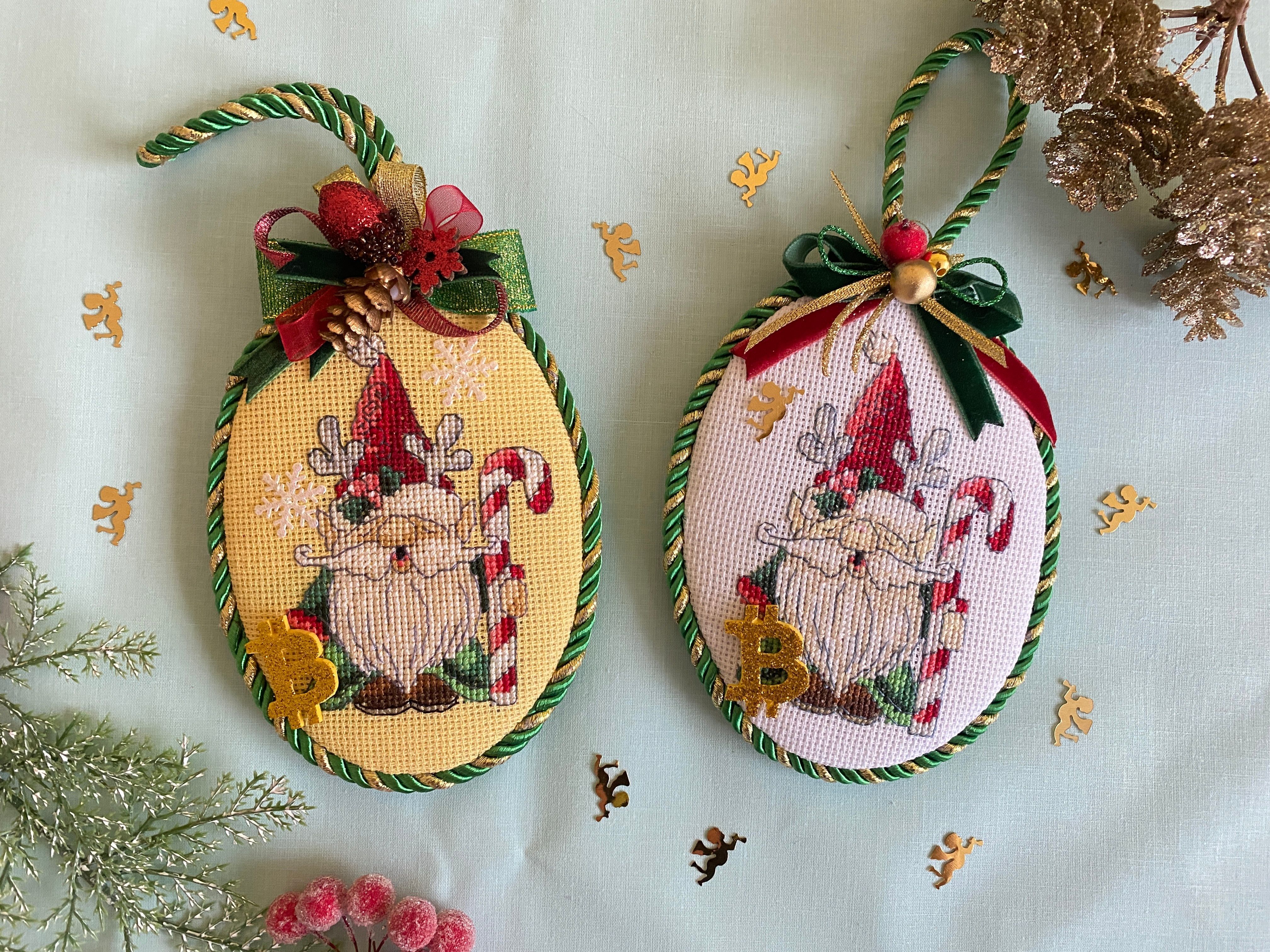 Christmas toys-embroideries "MineGnome"