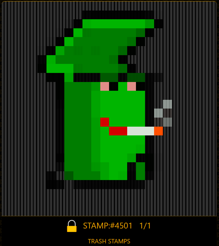 #4501 | 5/21 TRASHSTAMPS (HIGH PEPE)