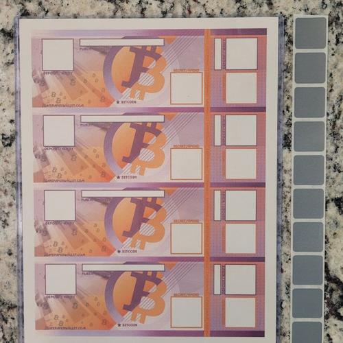 Andreas Antonopoulos Paper Wallet Sheet