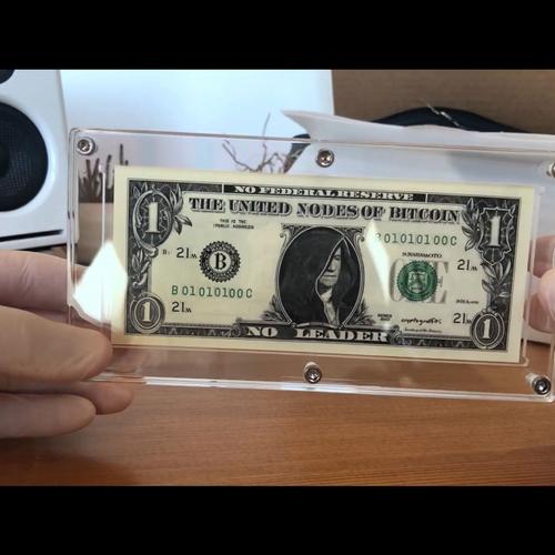 The United Nodes of Bitcoin Augmented Reality Note by Cryptograffiti #21