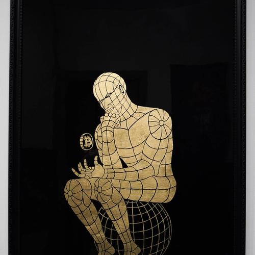 Bitcoin Thinker artwork & token