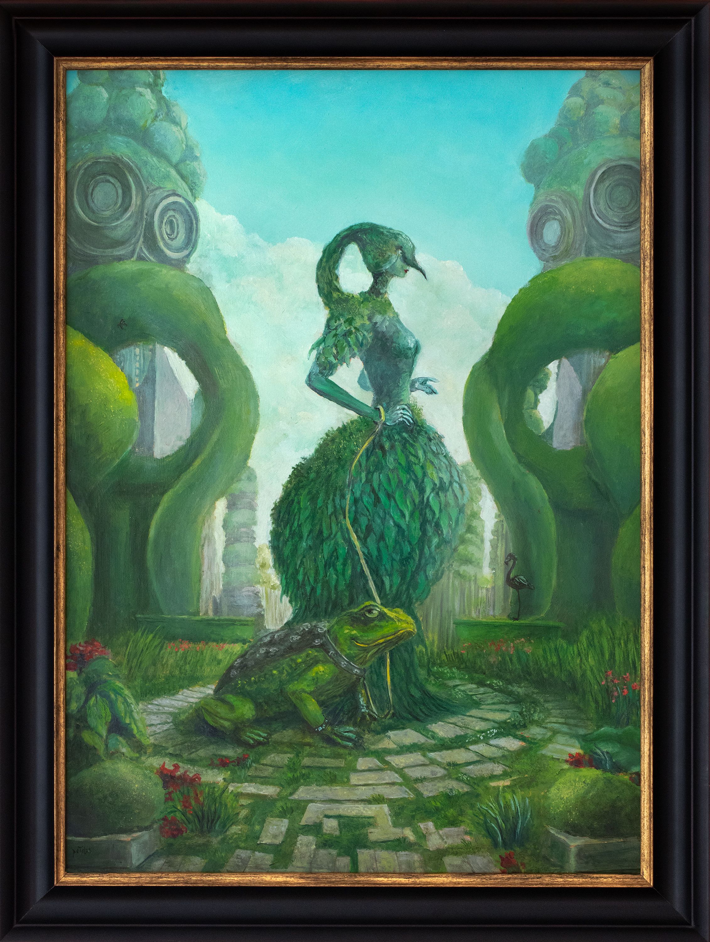 UNTAMED Framed Painting & Token