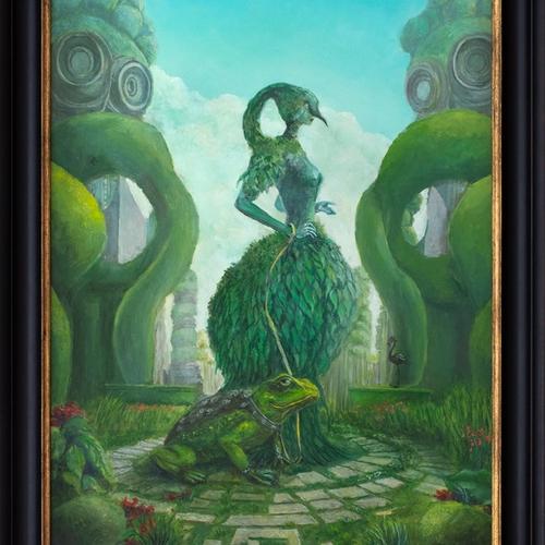 UNTAMED Framed Painting & Token