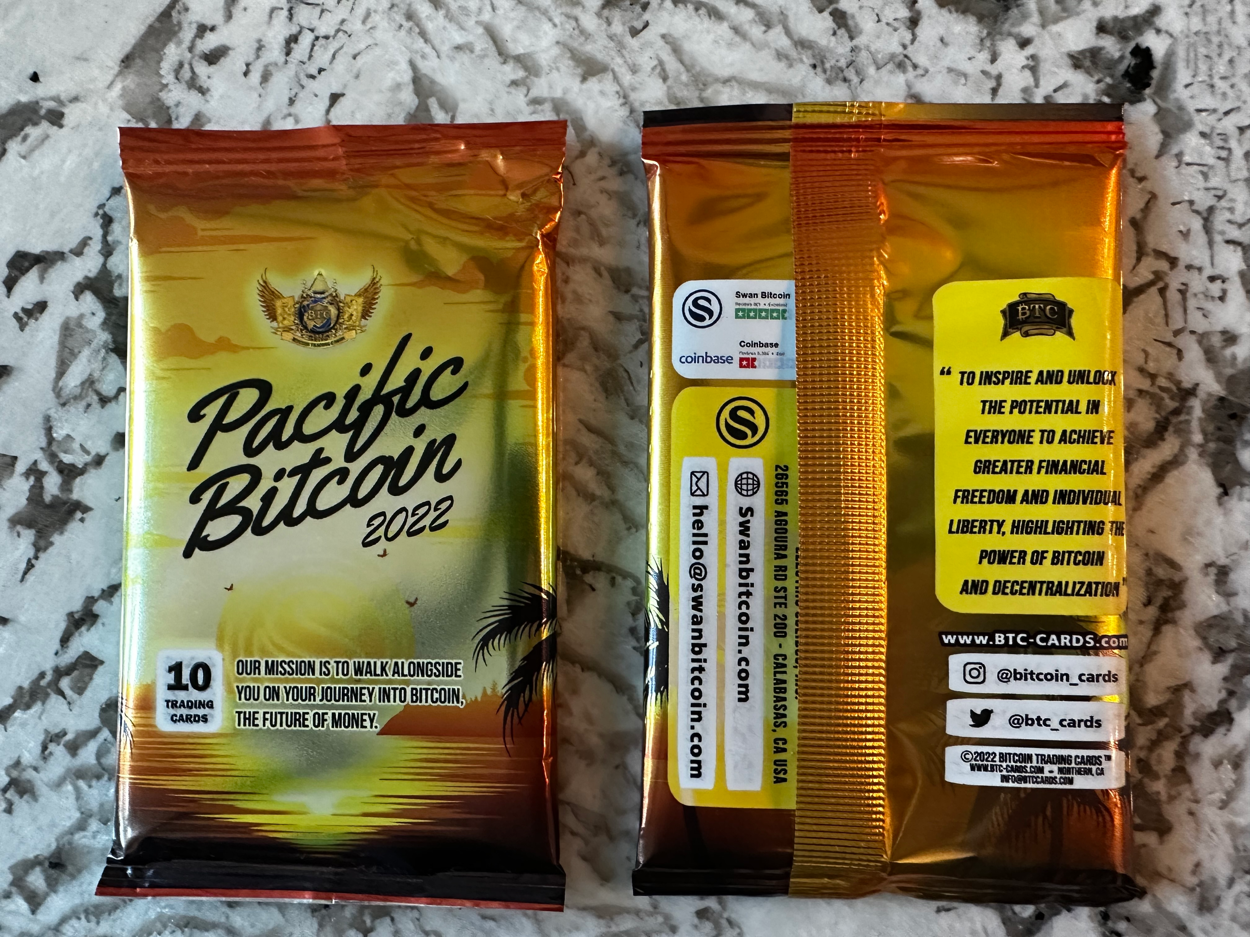Pack of "Pacific Bitcoin 2022" (x1)