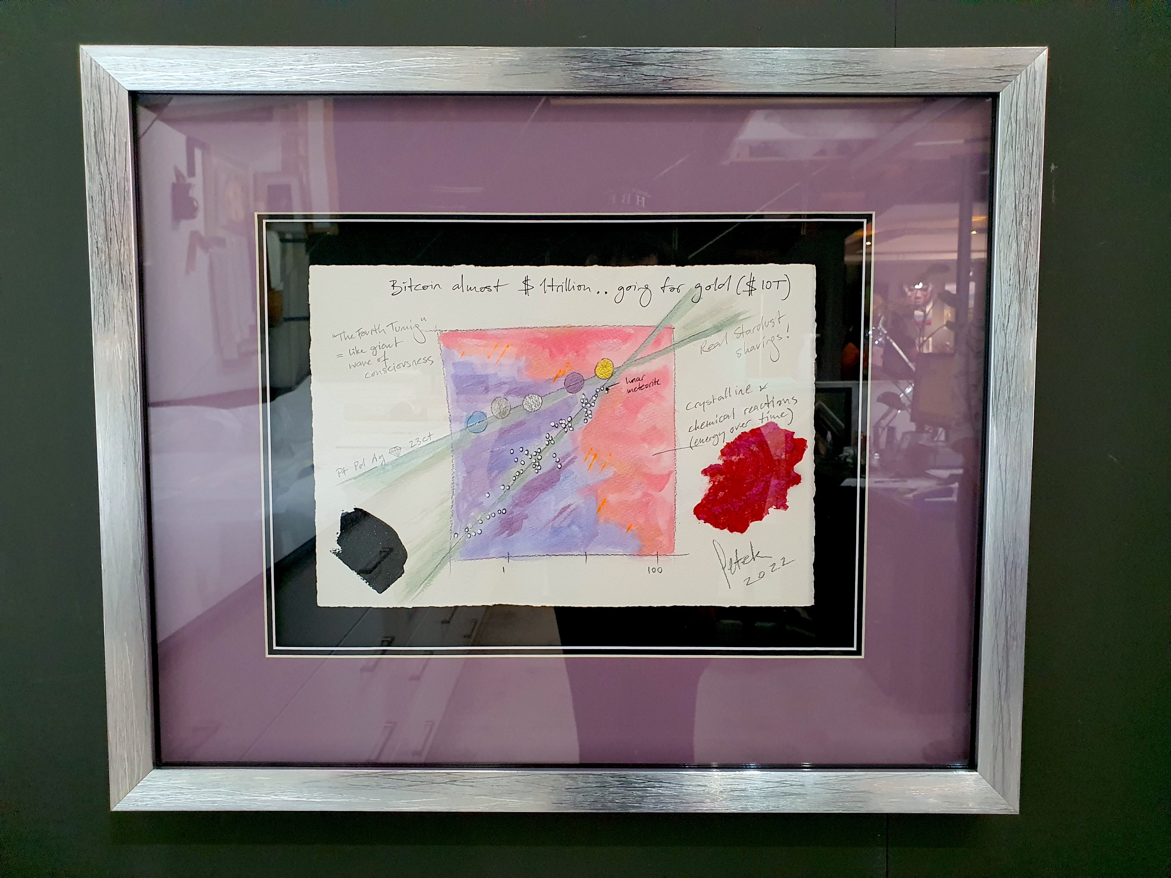 “The Fourth Turning - Inception”  Original Watercolour, 2022