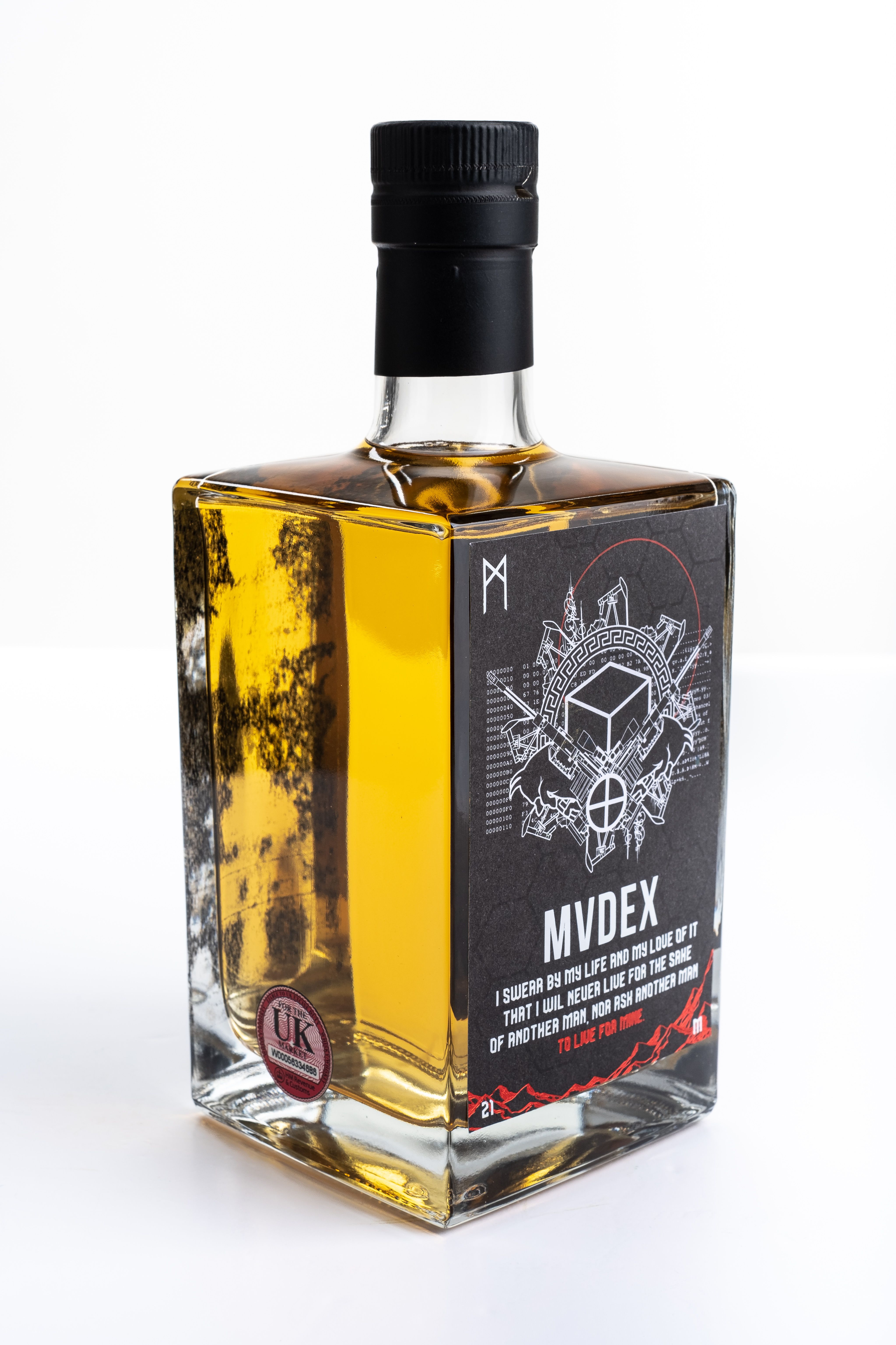 MVDEX limited edition Genesis Block whisky