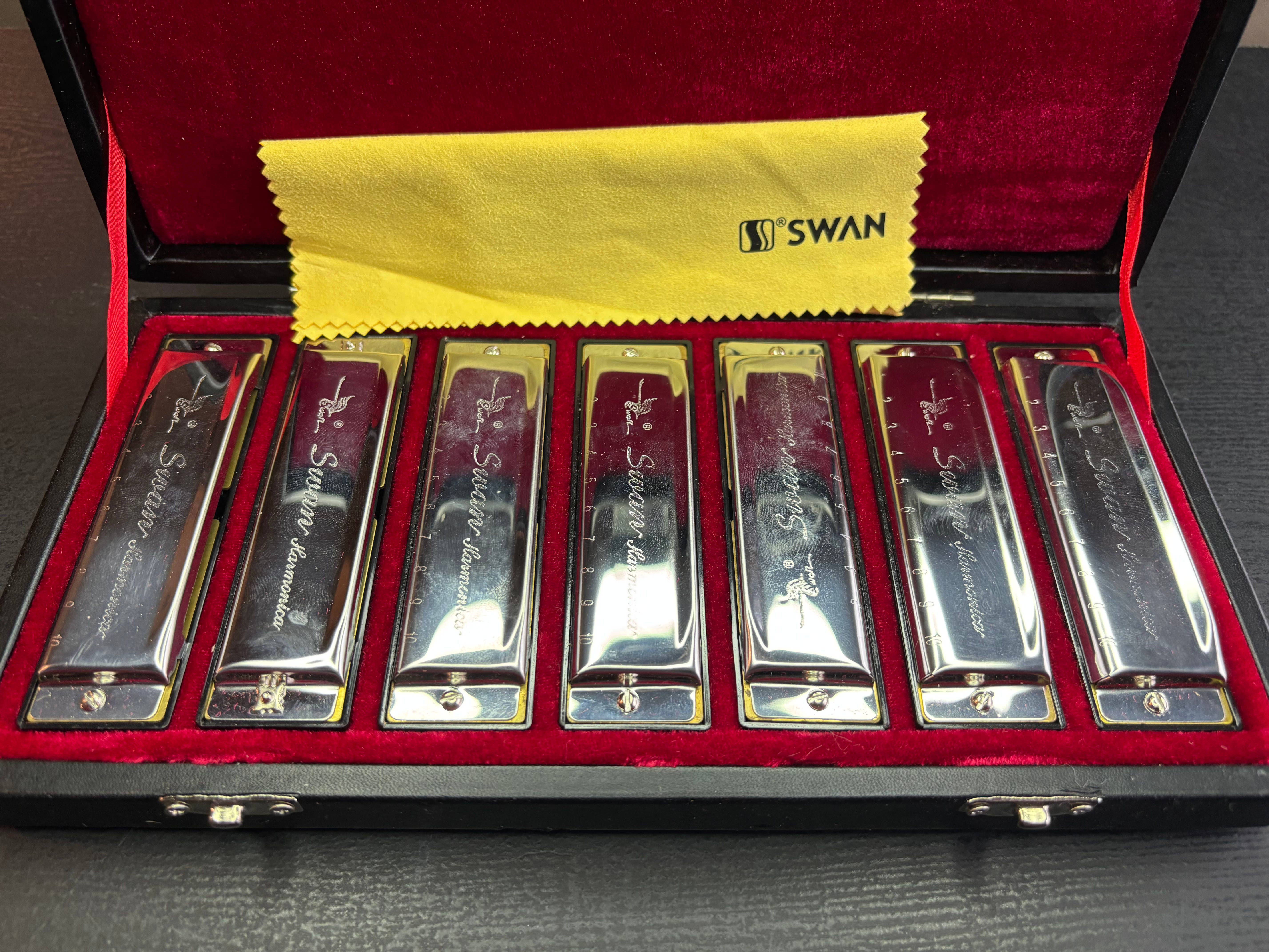 Harmonica Set — Played By John While on the Run From The US Govt