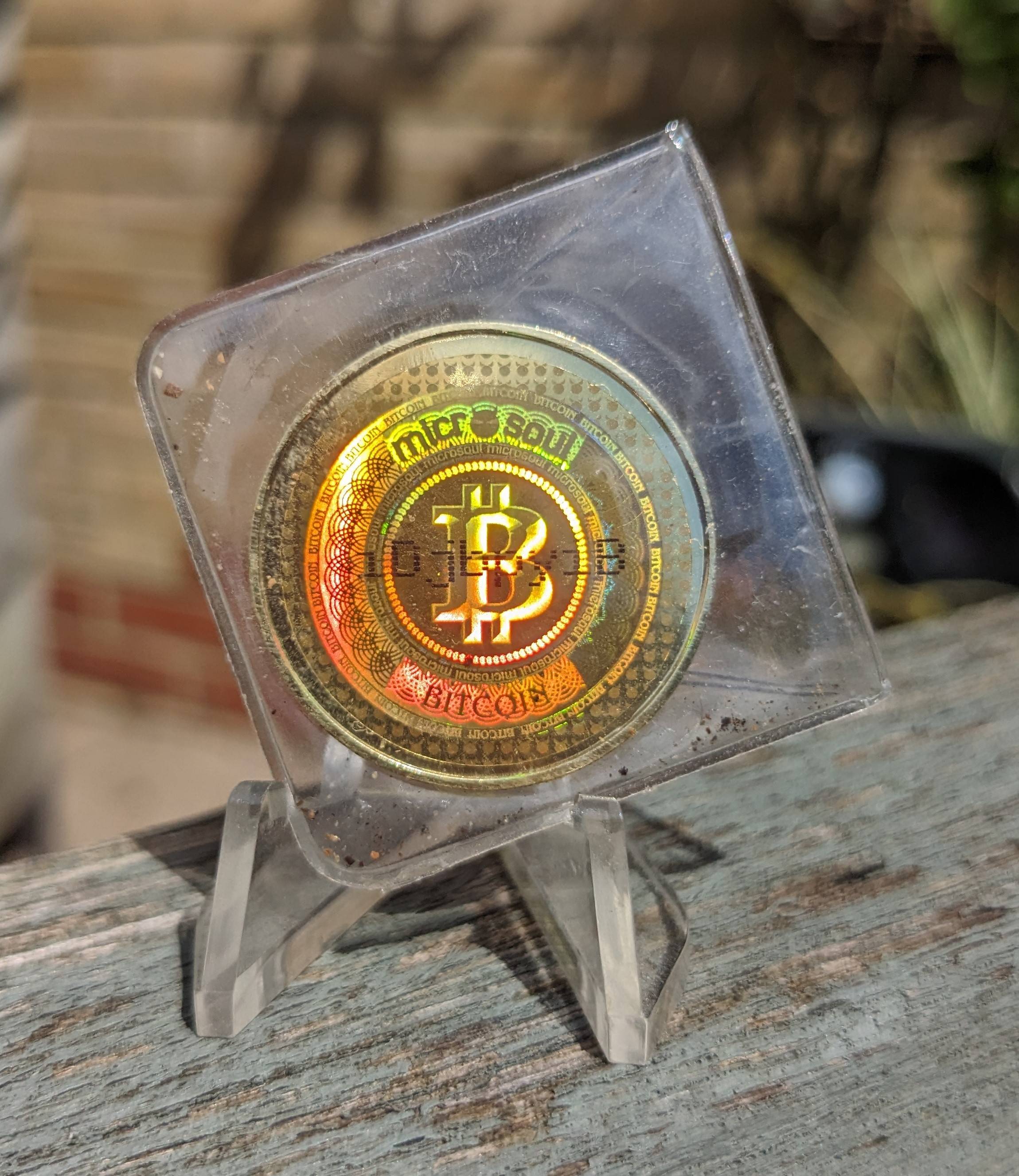 Microsoul Brass coin 2014 Loaded 0.01 BTC | Scarce City