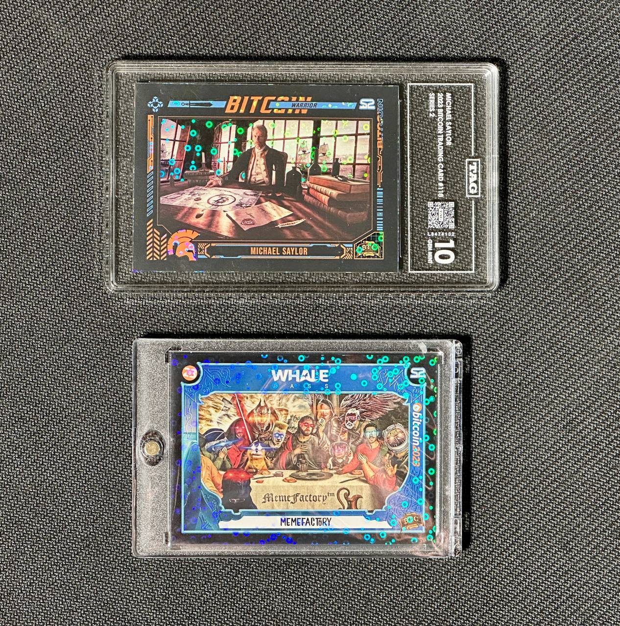 TAG 10 S2 OPP Michael Saylor #431 & B23 Whale Memefactory #287